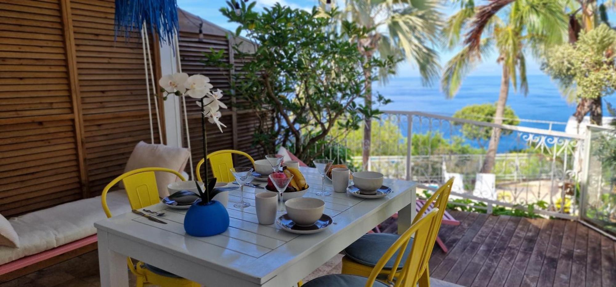 La Boheme, Residence De 5 Appartements Avec Piscine, Vue Ocean, Petite Ile エクステリア 写真