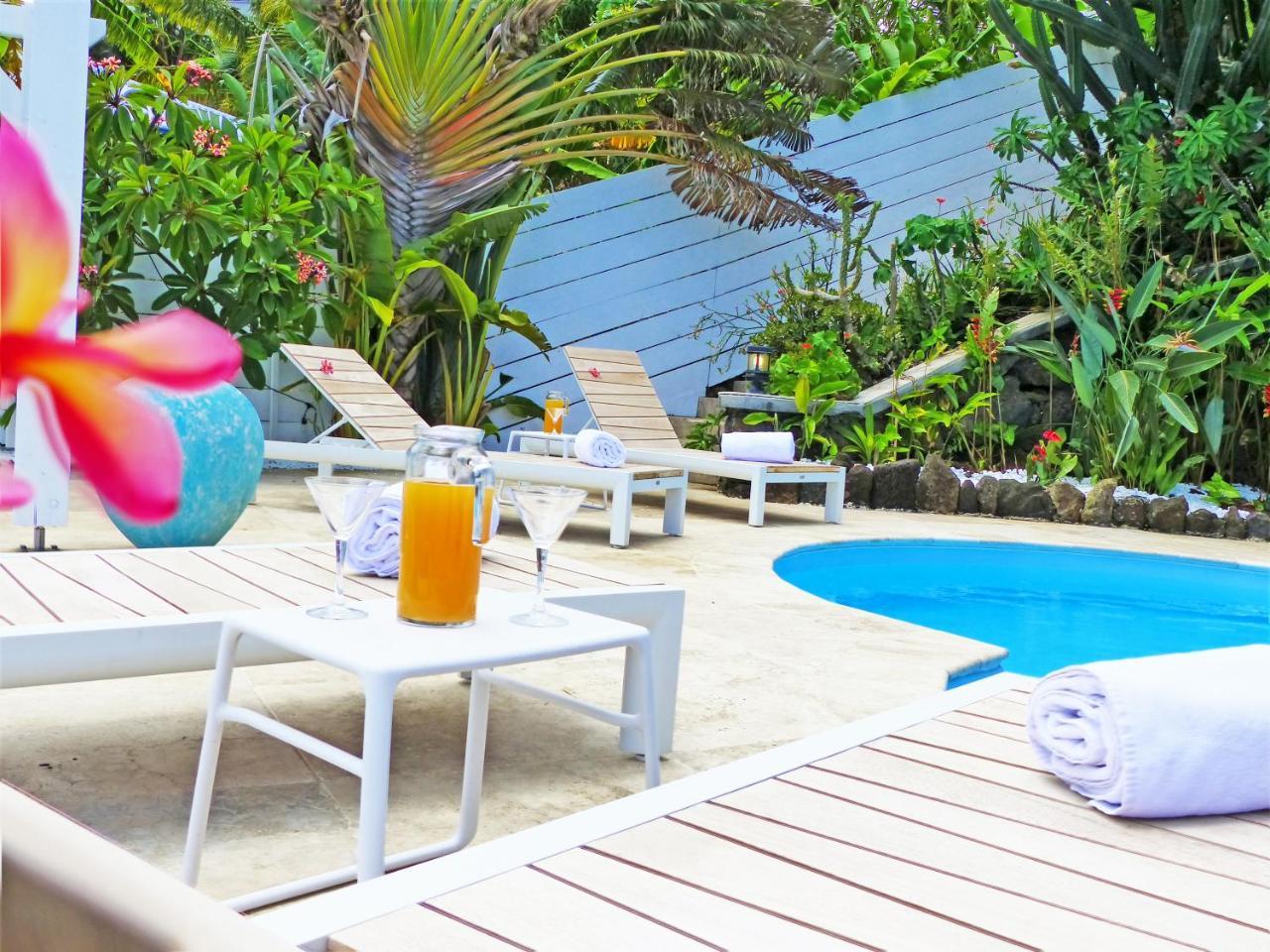 La Boheme, Residence De 5 Appartements Avec Piscine, Vue Ocean, Petite Ile エクステリア 写真