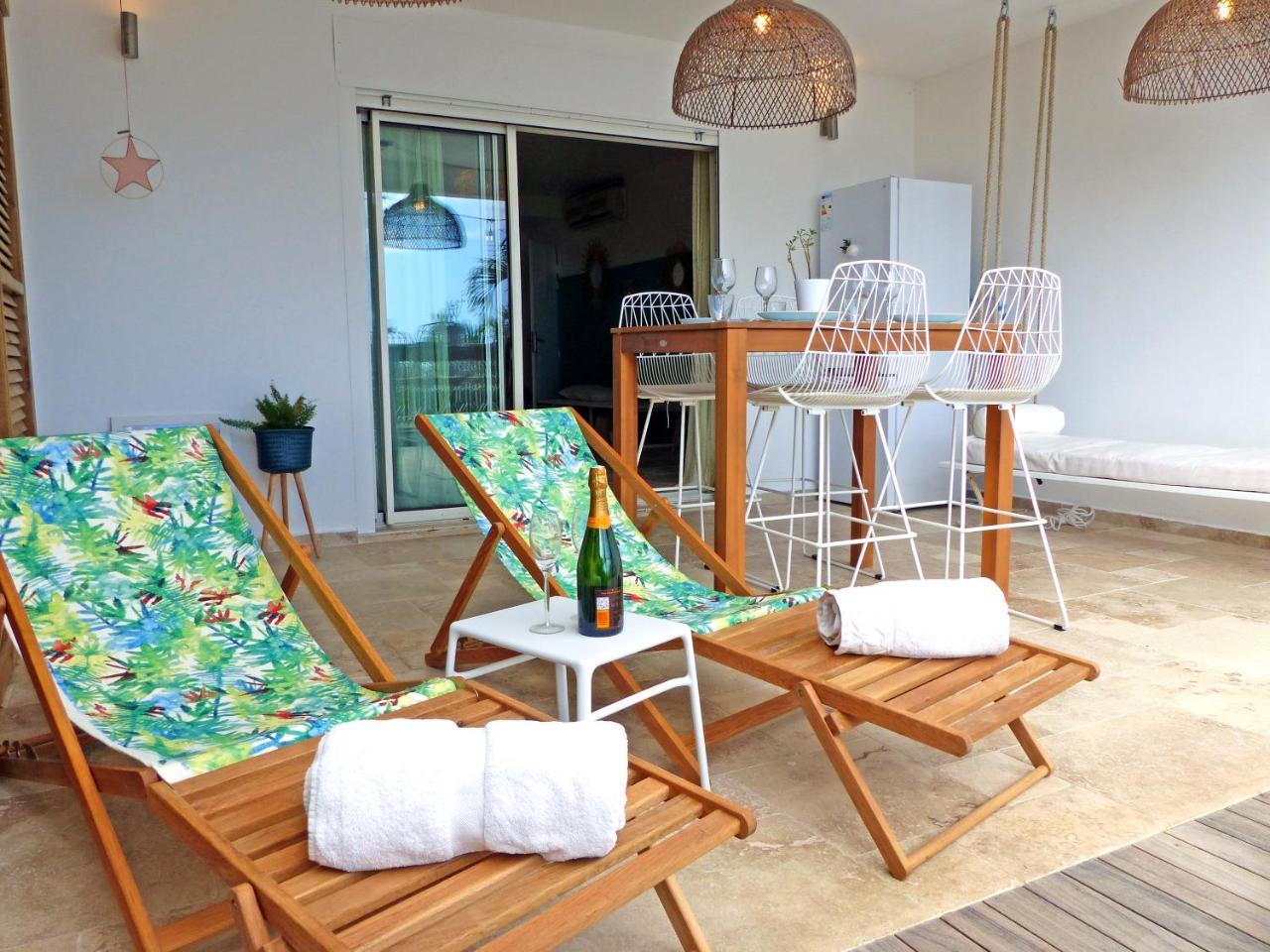 La Boheme, Residence De 5 Appartements Avec Piscine, Vue Ocean, Petite Ile エクステリア 写真