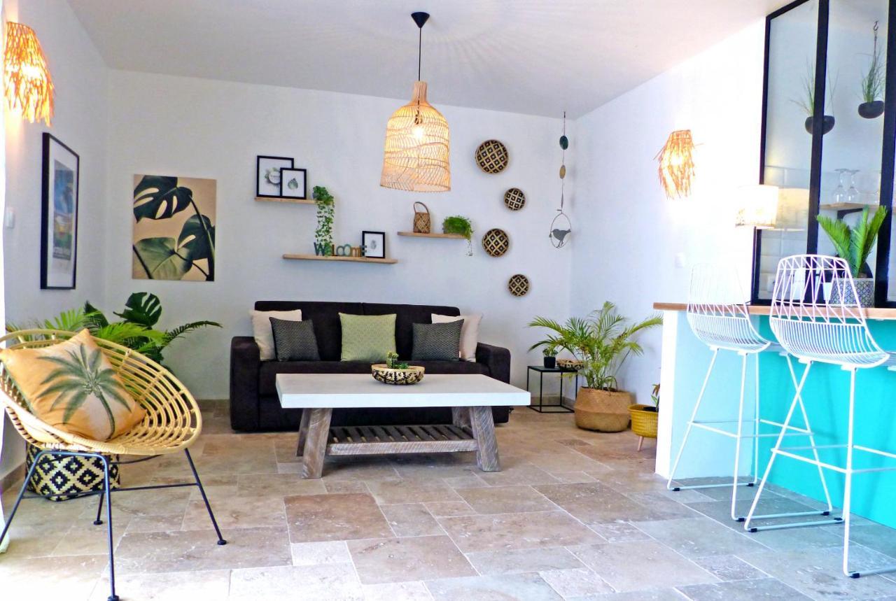 La Boheme, Residence De 5 Appartements Avec Piscine, Vue Ocean, Petite Ile エクステリア 写真